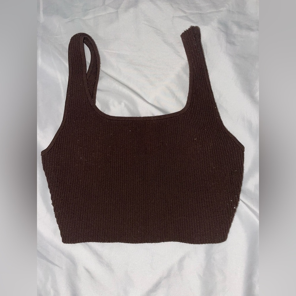 Aritzia Babaton Ribbed Tank Top